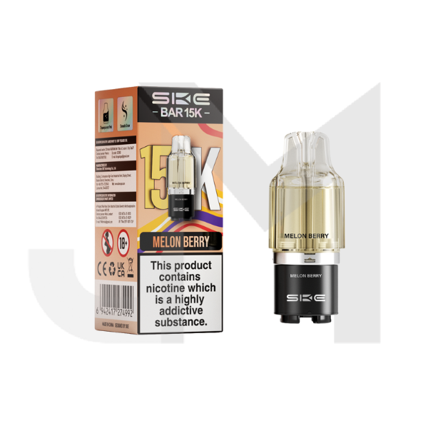 20mg SKE Bar 15K Prefilled Pod 15000 Puffs - 1Pc