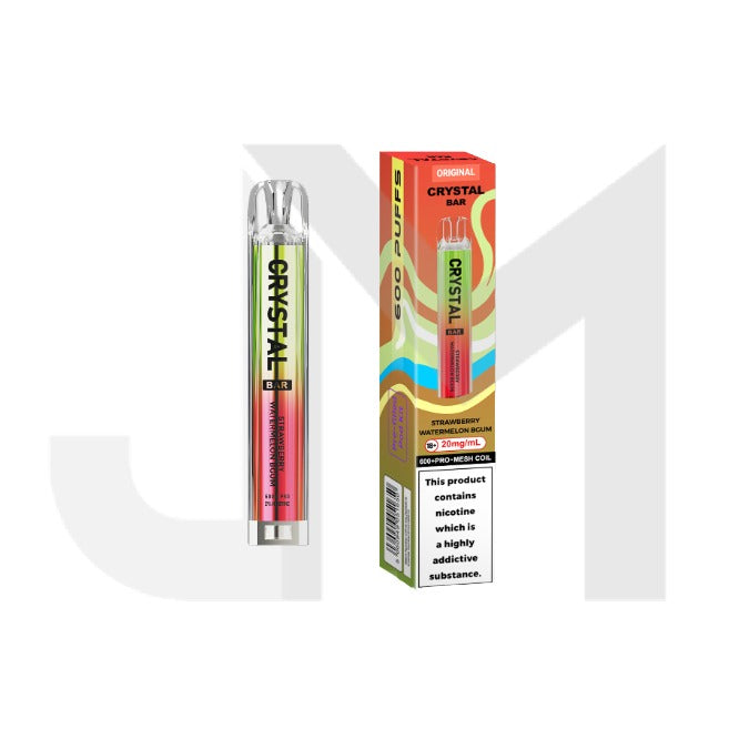 20mg Crystal Bar Original 600 Prefilled Pod Vape Kit
