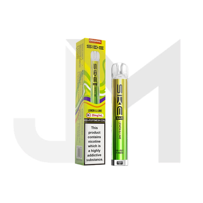 20mg SKE Bar 600 Rechargeable Prefilled Pod Vape Kit 20mg SKE Bar 600 Rechargeable Prefilled Pod Vape Kit