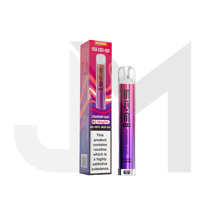 20mg SKE Bar 600 Rechargeable Prefilled Pod Vape Kit 20mg SKE Bar 600 Rechargeable Prefilled Pod Vape Kit