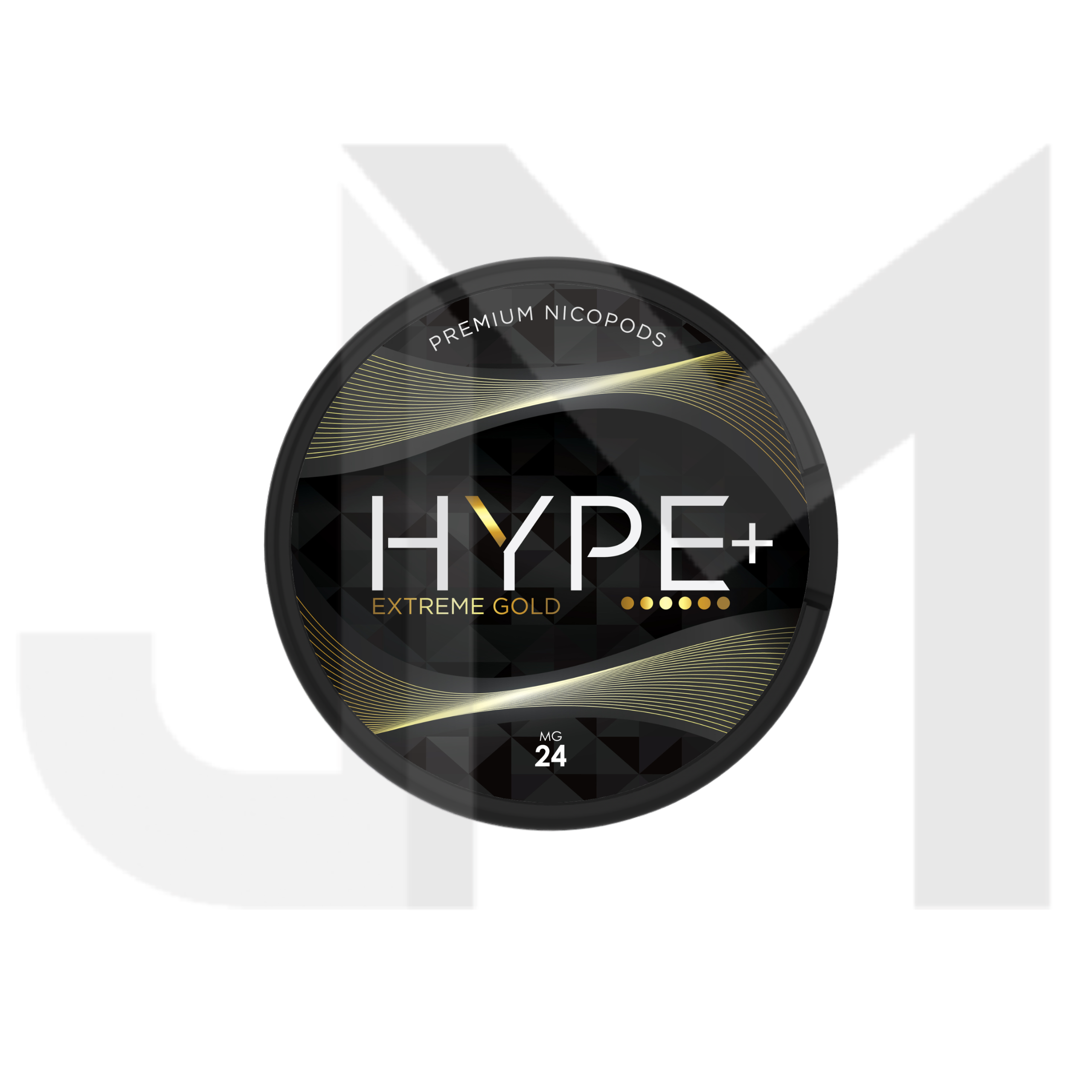 24mg Hype+ Nicotine Pouches - Extreme Gold - 20 Pouches
