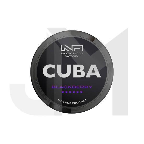 43mg CUBA Black Nicotine Pouches - 25 Pouches