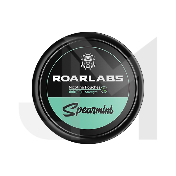 6mg Roar Labs Spearmint Nicotine Pouches - 20 Pouches