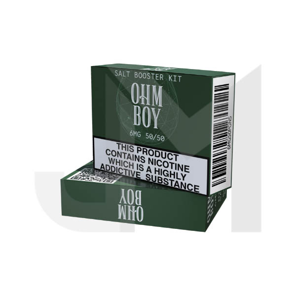 6mg Ohm Boy Longfill Booster Kit Nicotine Salt (50VG/50PG)