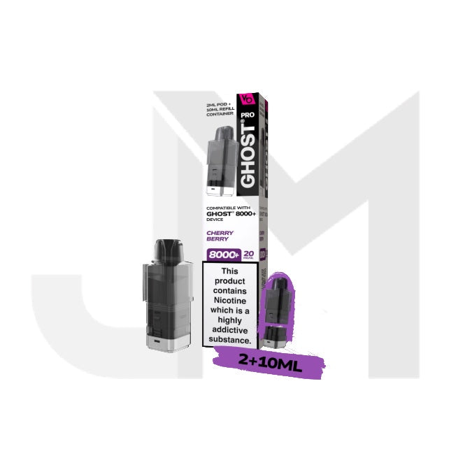 20mg Ghost Pro 8000+ By Vapes Bars Prefilled Pods