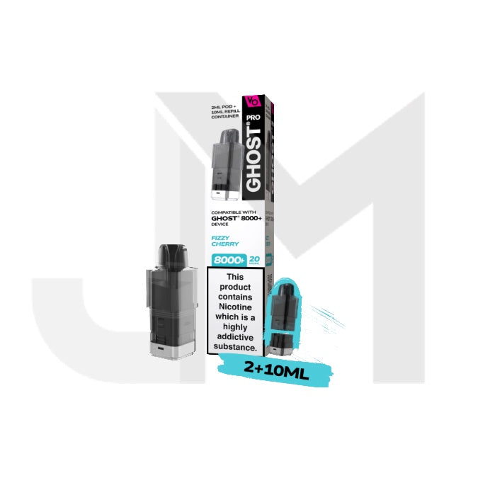 20mg Ghost Pro 8000+ By Vapes Bars Prefilled Pods