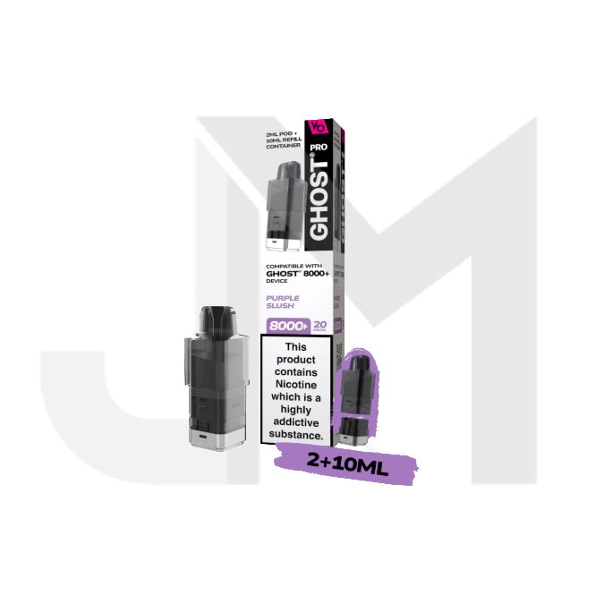 20mg Ghost Pro 8000+ By Vapes Bars Prefilled Pods