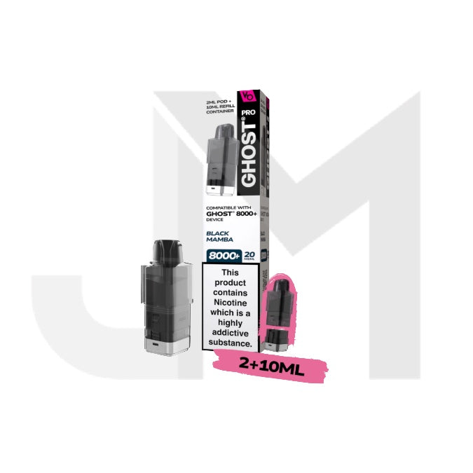 20mg Ghost Pro 8000+ By Vapes Bars Prefilled Pods