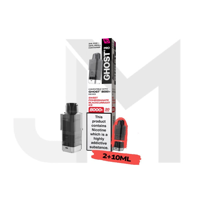20mg Ghost Pro 8000+ By Vapes Bars Prefilled Pods