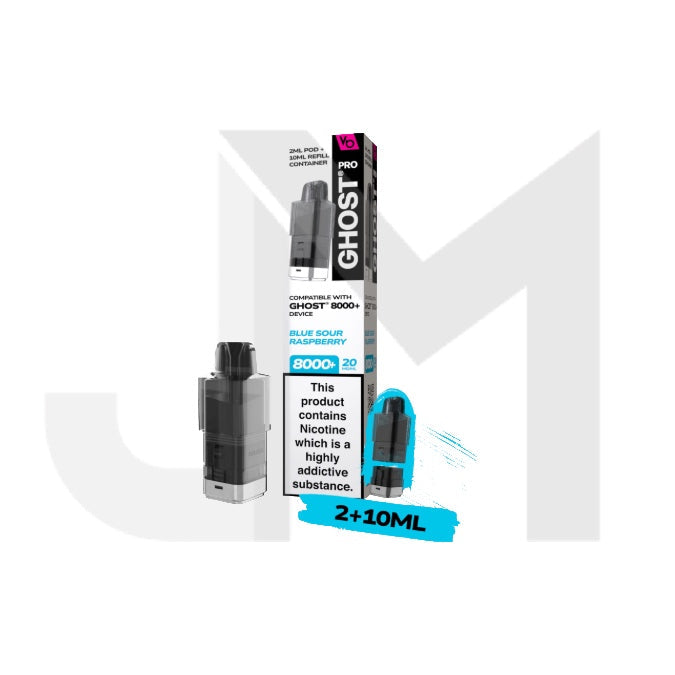 20mg Ghost Pro 8000+ By Vapes Bars Prefilled Pods