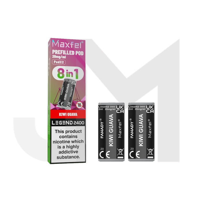 20mg Maxfel Legend Fanady Prefilled Pods 2400 Puffs
