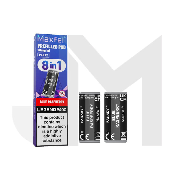 20mg Maxfel Legend Fanady Prefilled Pods 2400 Puffs
