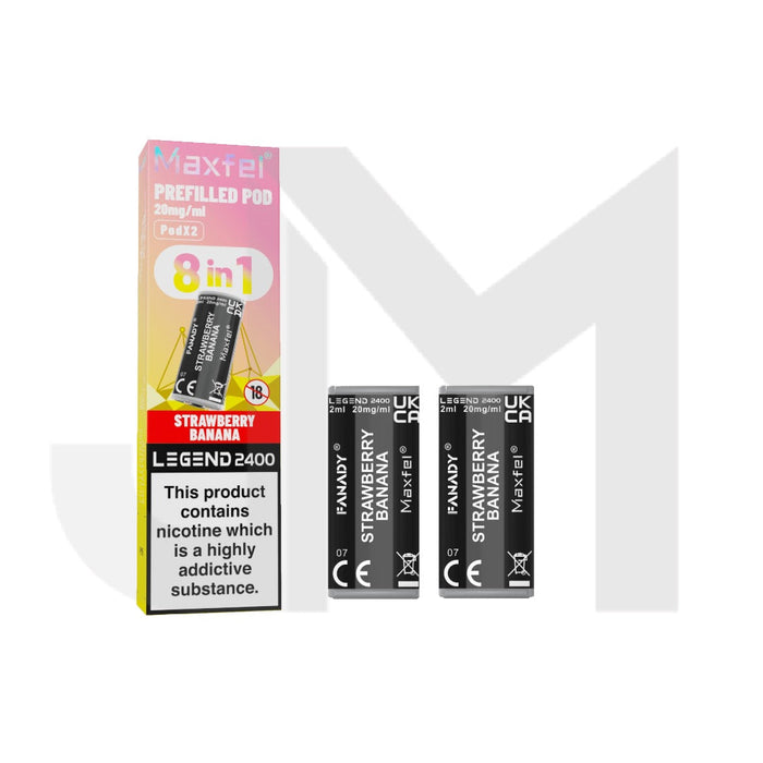20mg Maxfel Legend Fanady Prefilled Pods 2400 Puffs