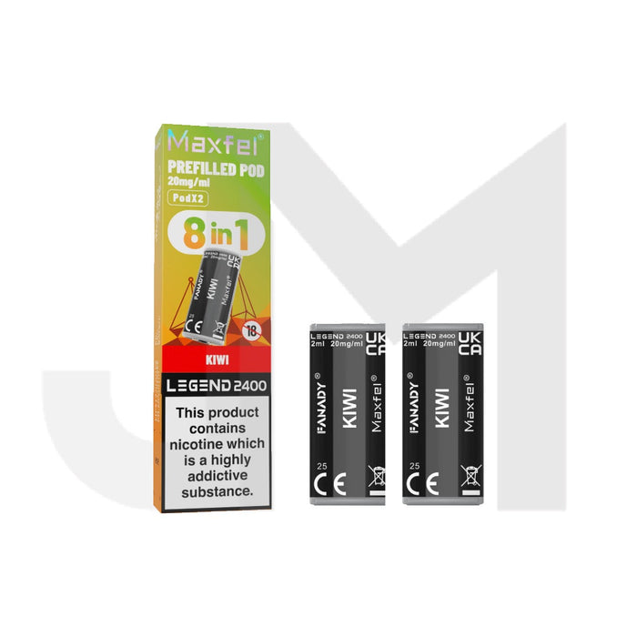 20mg Maxfel Legend Fanady Prefilled Pods 2400 Puffs