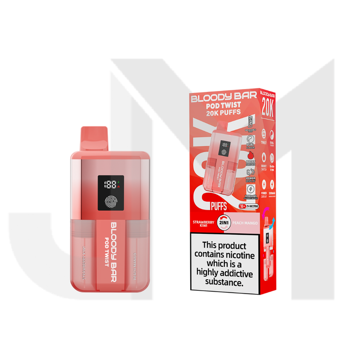 Bloody Bar 20k Twist Prefilled Pod Vape Kit - 20000 Puffs