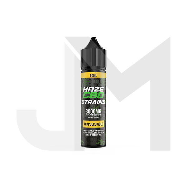 Haze CBD Strains 3000mg CBD E-Liquid 50ml Shortfill 0mg (50VG/50PG) Haze CBD Strains 3000mg CBD E-Liquid 50ml Shortfill 0mg (50VG/50PG)