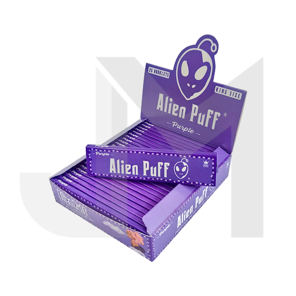 33 Alien Puff King Size Purple Rolling Papers ( HP2118 )