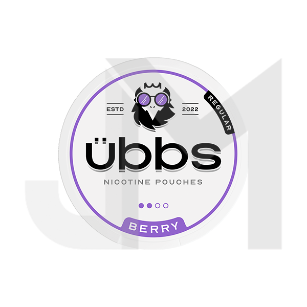 6mg Übbs Berry Regular Strength Nicotine Pouches - 20 Pouches