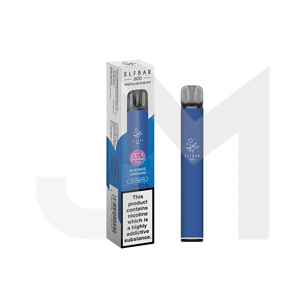 20mg Elf Bar 600 Prefilled Pod Vape Kit 600 Puffs