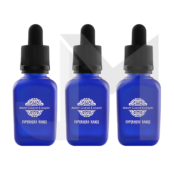 0mg Avant Garde E-liquid Superhero Range Range Glass Shortfill 30ml (Various VG/PG)