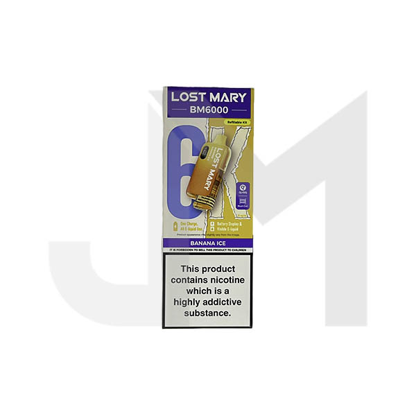 20mg LOST MARY BM6000 Refillable Pod Kit - 6000 Puffs