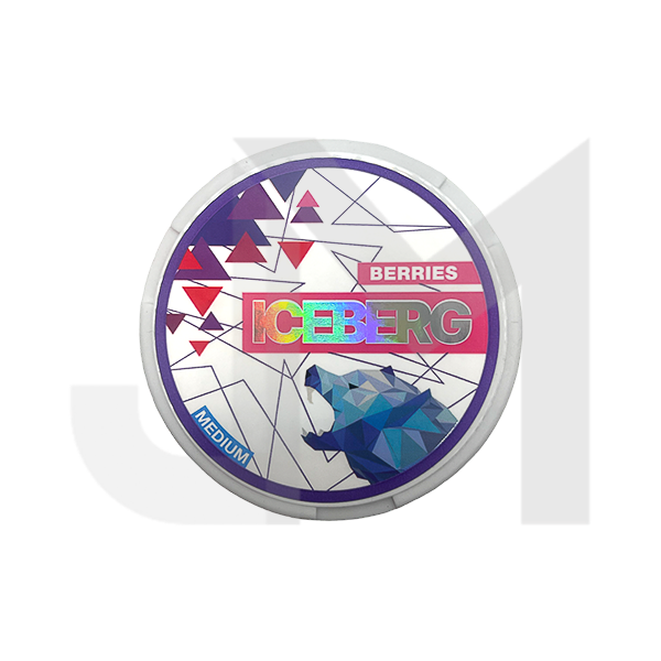 20mg Iceberg Berries Nicotine Pouches - 20 Pouches