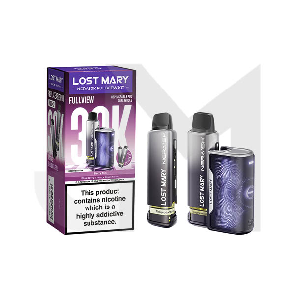 20mg LOST MARY Nera 30K Multi Edition Prefilled Pod Vape Kit - 30000 Puffs
