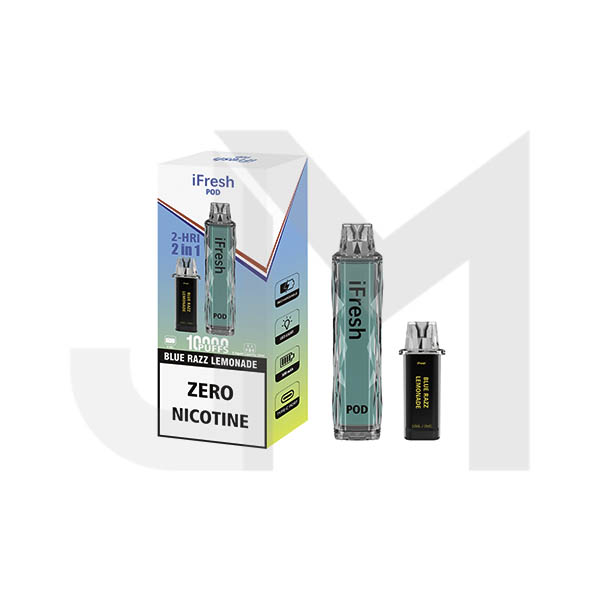 0mg iFresh 10000 Puffs 2in1 Disposable Pod Kit 0mg iFresh 10000 Puffs 2in1 Disposable Pod Kit