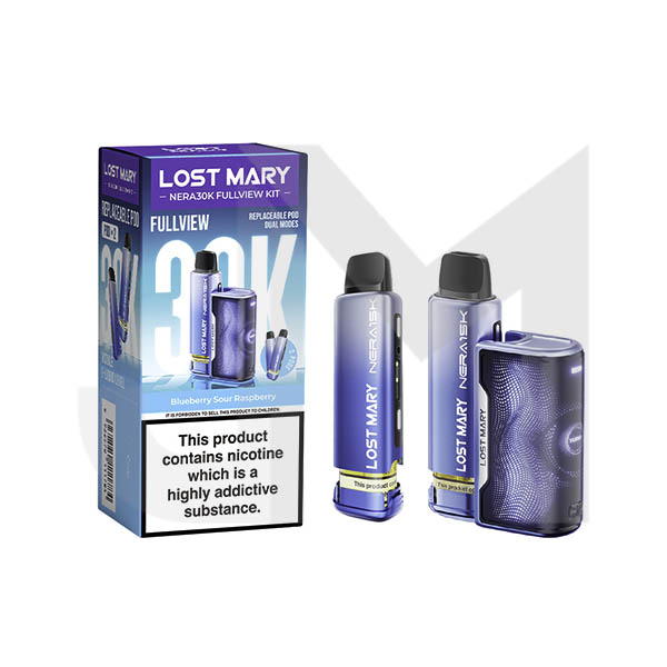 20mg LOST MARY Nera 30K Prefilled Pod Vape Kit - 30000 Puffs