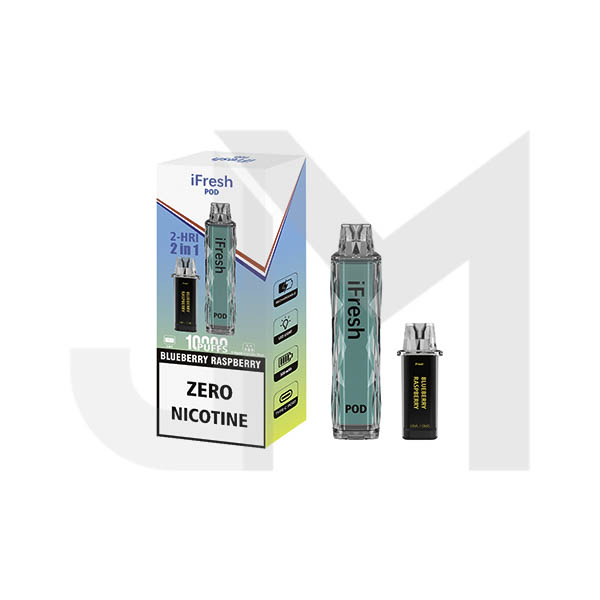 0mg iFresh 10000 Puffs 2in1 Disposable Pod Kit 0mg iFresh 10000 Puffs 2in1 Disposable Pod Kit