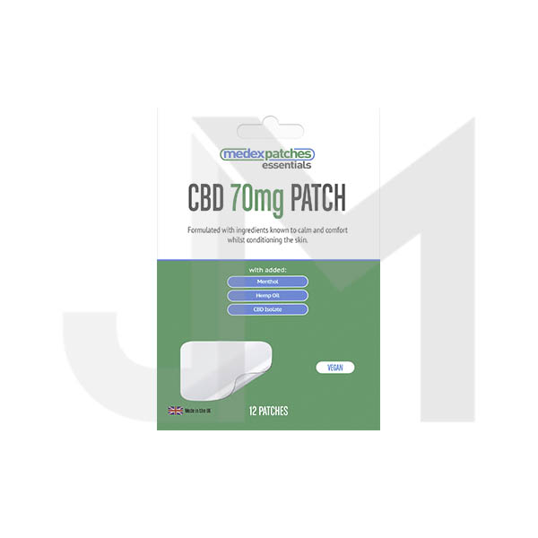 Medex Essentials 70mg CBD Patches - 12 Patches