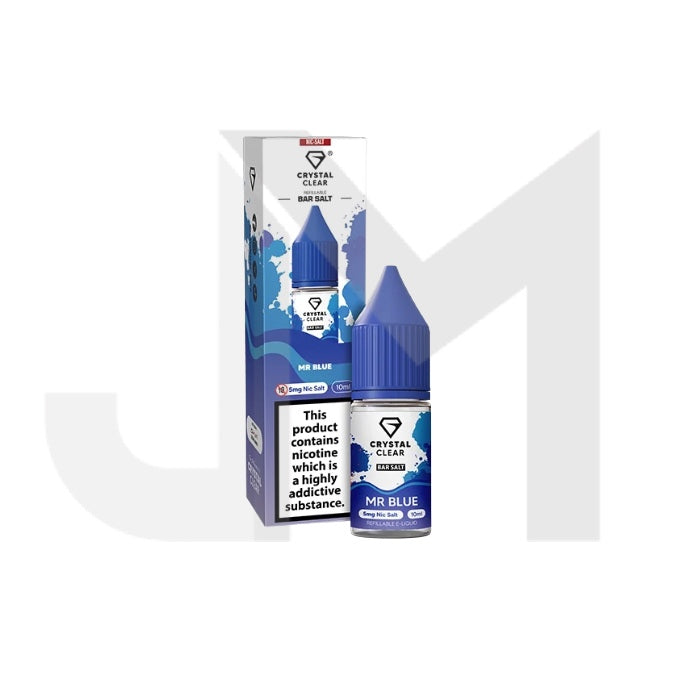 5mg Crystal Clear Bar Salt 10ml (50VG/50PG)