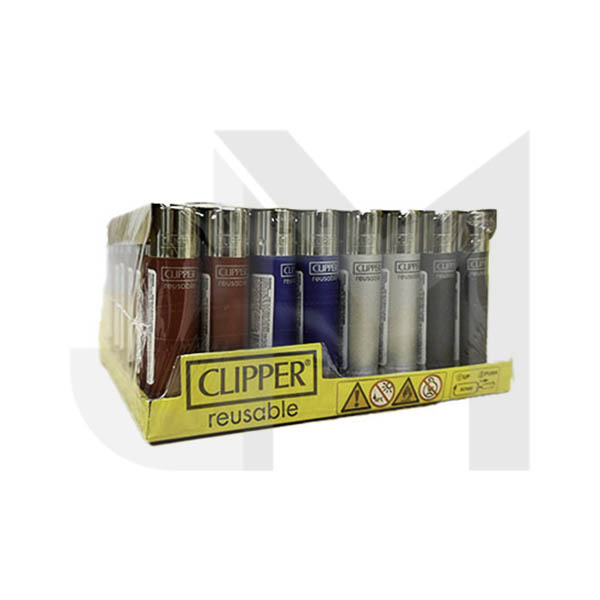 40 Clipper D48 Classic Flint Painted Metallic 3 Lighters - CL2A2268UKH