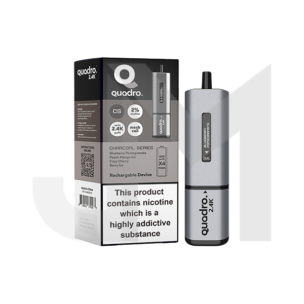 20mg Quadro 2.4K Pod Vape Kit 4 in 1 - 2400 Puffs 20mg Quadro 2.4K Pod Vape Kit 4 in 1 - 2400 Puffs