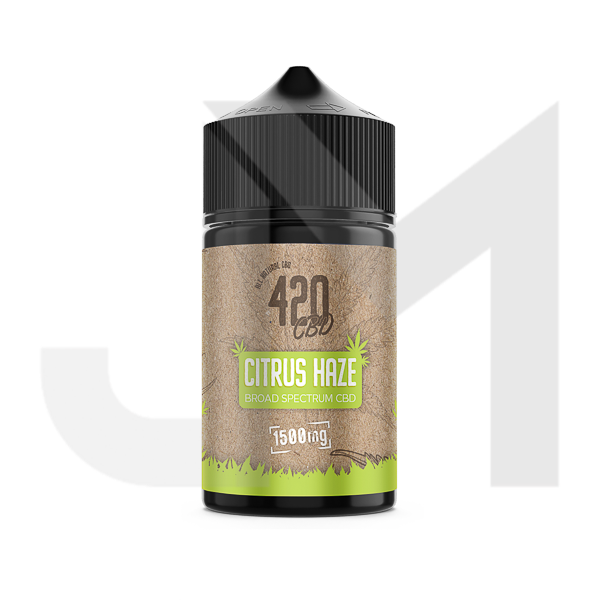 420 E-liquids 1500mg Broad-Spectrum CBD E-Liquids (40VG/60PG) 420 E-liquids 1500mg Broad-Spectrum CBD E-Liquids (40VG/60PG)