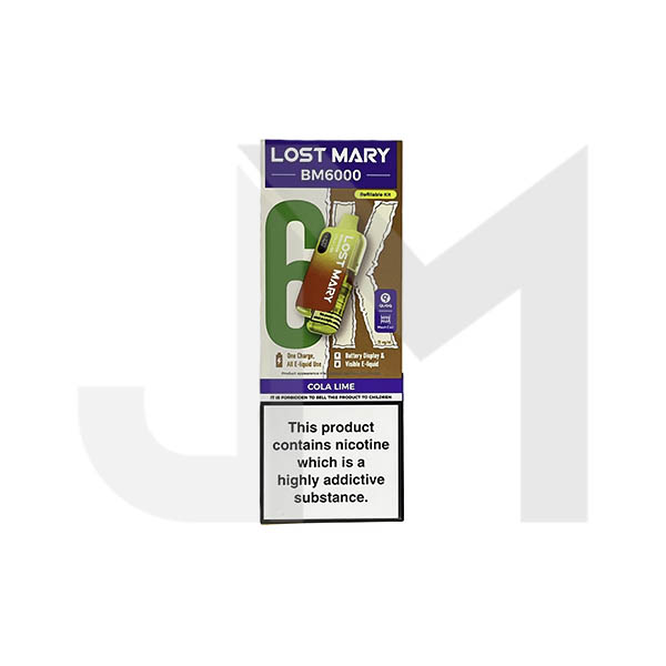 20mg LOST MARY BM6000 Refillable Pod Kit - 6000 Puffs