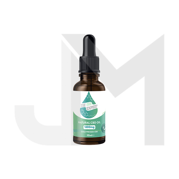 The CBD Expert 1200mg Cold Pressed CBD Oil 30ml