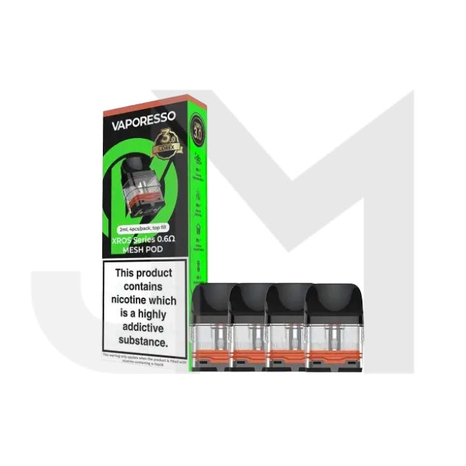 Vaporesso Corex 3.0 Replacement Pods 2ml (0.6Ohm/0.8Ohm/1.0Ohm/1.2Ohm)