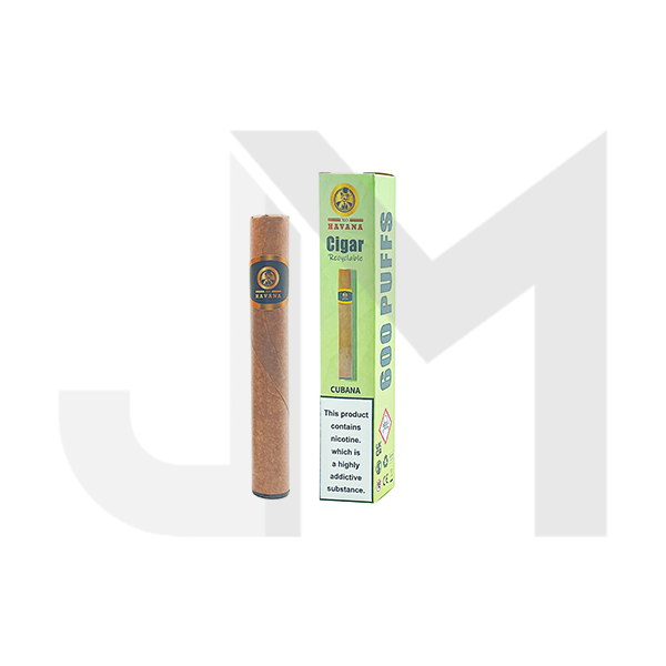 20mg XO Havana Disposable Cigar Vape - 600 Puffs