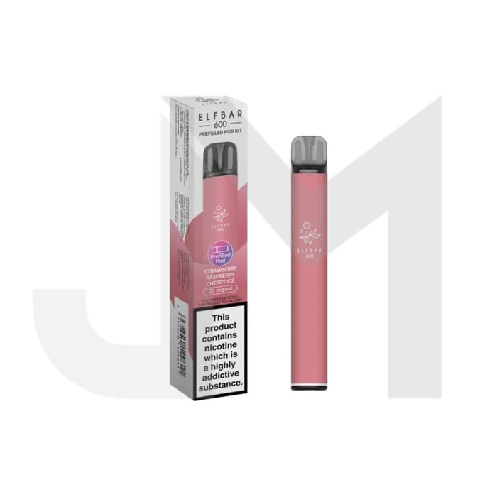 20mg Elf Bar 600 Prefilled Pod Vape Kit 600 Puffs