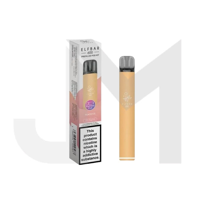 20mg Elf Bar 600 Prefilled Pod Vape Kit 600 Puffs