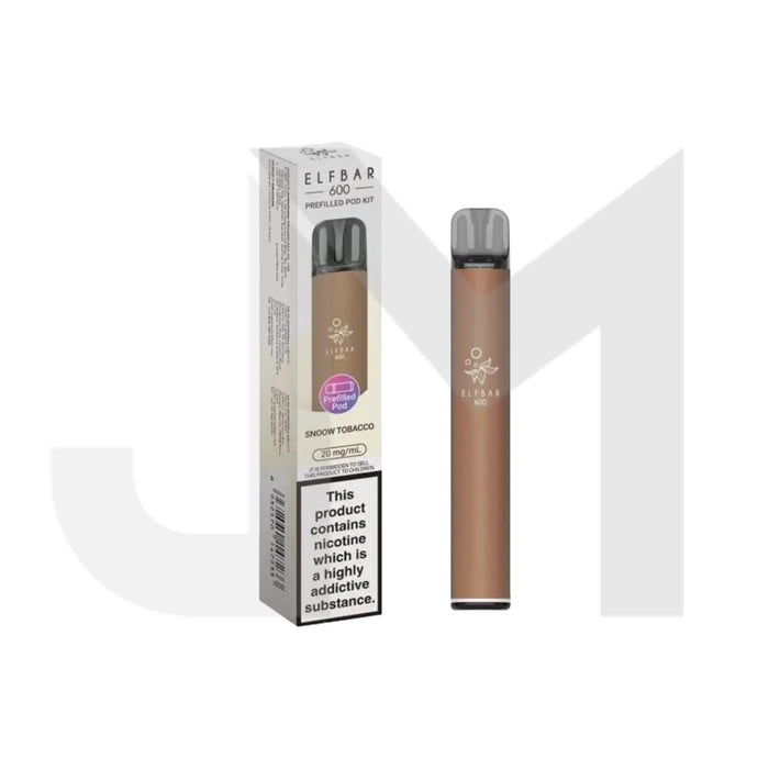 20mg Elf Bar 600 Prefilled Pod Vape Kit 600 Puffs