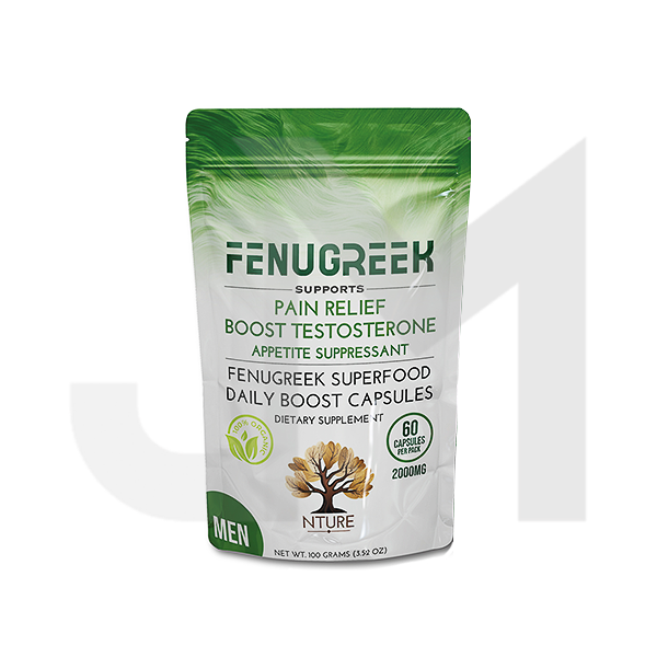 NTURE 2000mg Fenugreek Men Capsules - 60 Caps