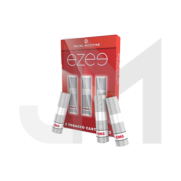 0mg Ezee E-cigarette Cartridges Tobacco 1050 Puffs