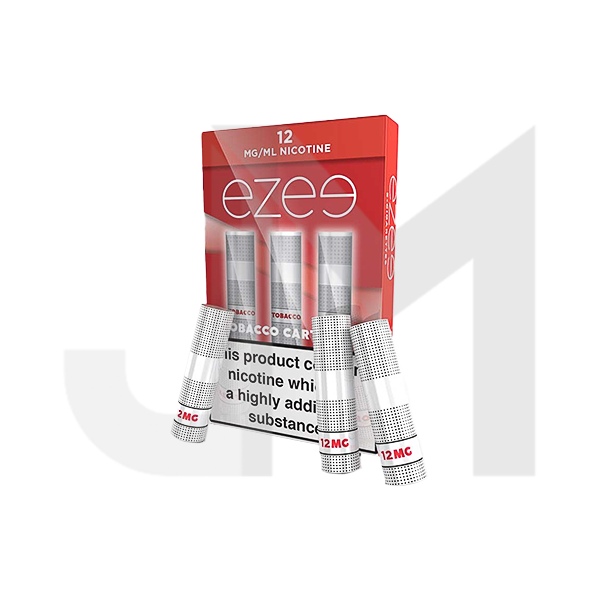 12mg Ezee E-cigarette Cartridges Tobacco 1050 Puffs