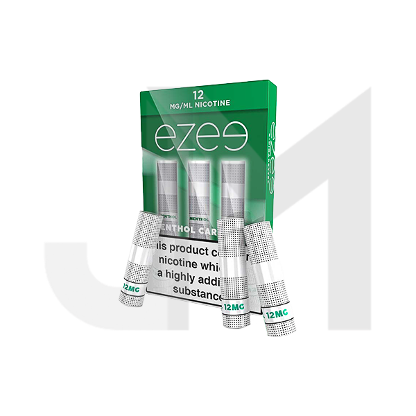 12mg Ezee E-cigarette Cartridges Menthol 1050 Puffs