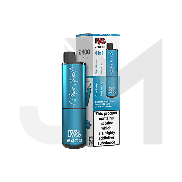 20mg I VG 2400 Disposable Vapes 2400 Puffs - 4 in 1 Multi-Edition
