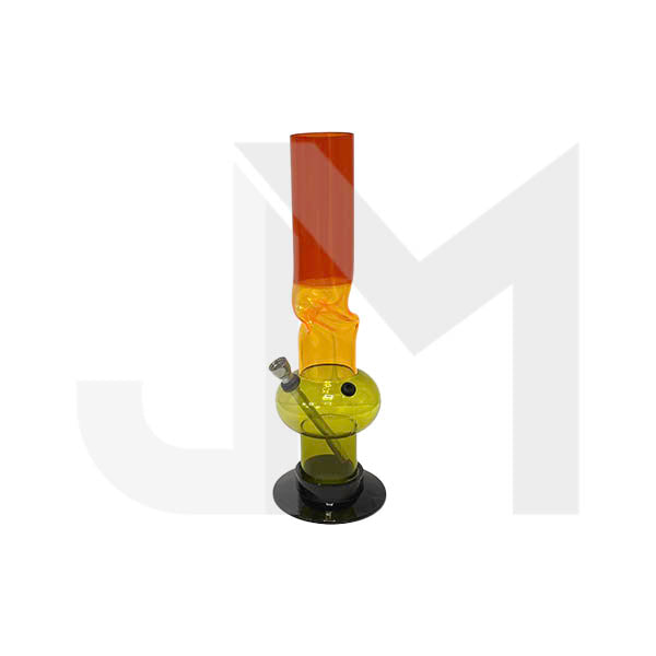 14" Mixed Three Tone Colour Acrylic Bong - FA-01C (GS0245)