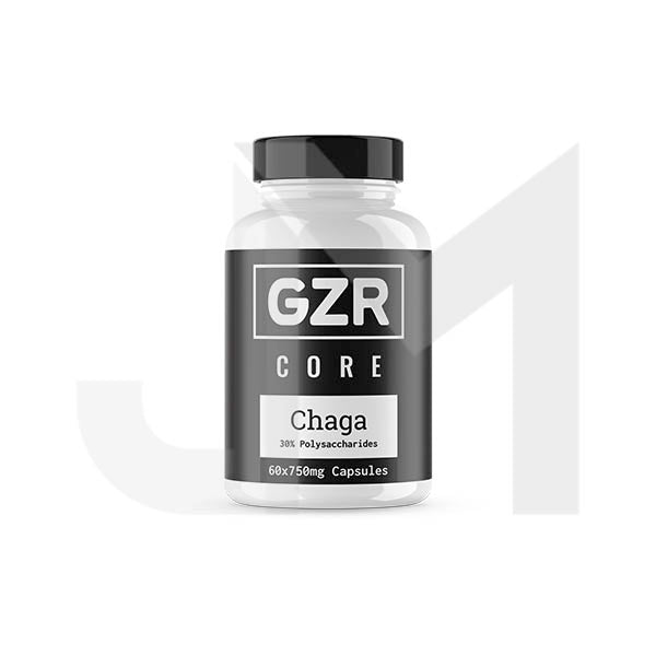 GZR 750mg Chaga Capsules - 60 Capsules