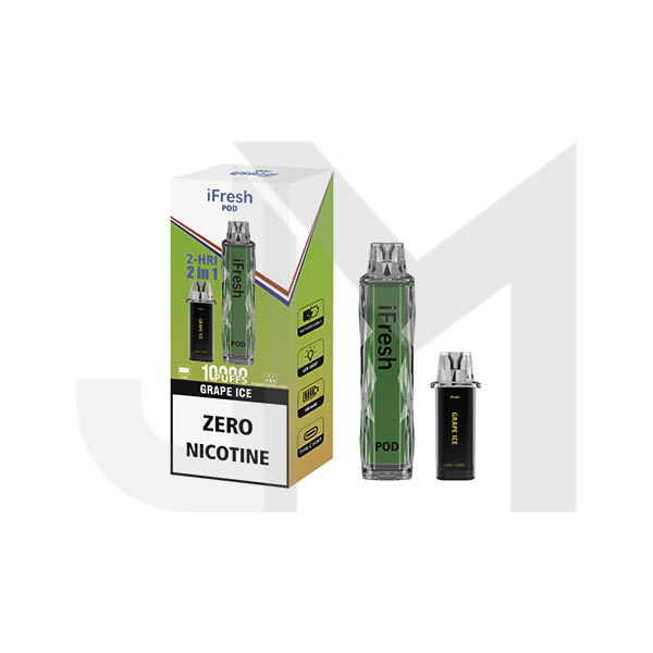 0mg iFresh 10000 Puffs 2in1 Disposable Pod Kit 0mg iFresh 10000 Puffs 2in1 Disposable Pod Kit